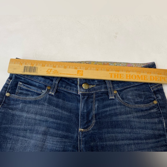 Paige Jimmy Jimmy low rise Skinny Medium/dark Wash Jeans Women’s Denim Size 24 - Picture 12 of 15